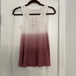 NWOT lightweight sweater style tank